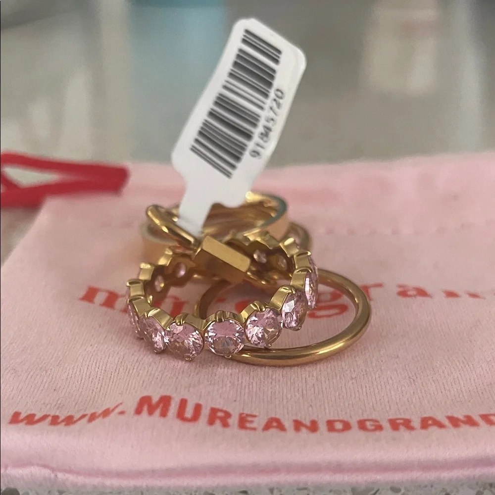 Gold Stacking Rings - Picture 4 of 4